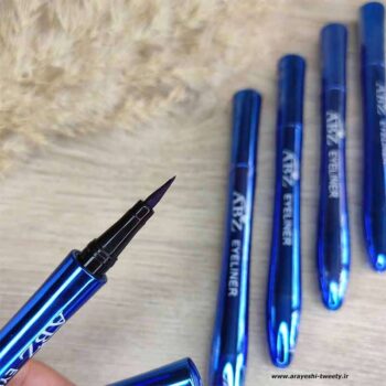 خط چشم آبی ماژیکی