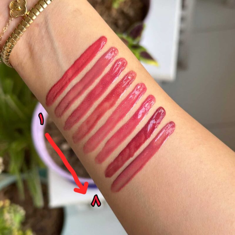 رژ خیس شاین دار